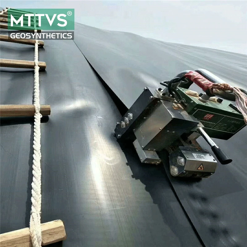 Pla de construcció de prevenció de geomembranes de filtració d'embassaments